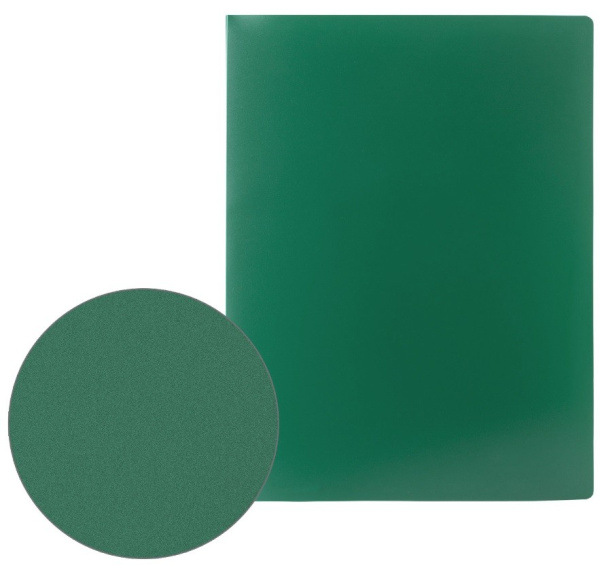 Папка 2 кольца STAFF, 21мм, зеленая (225719)