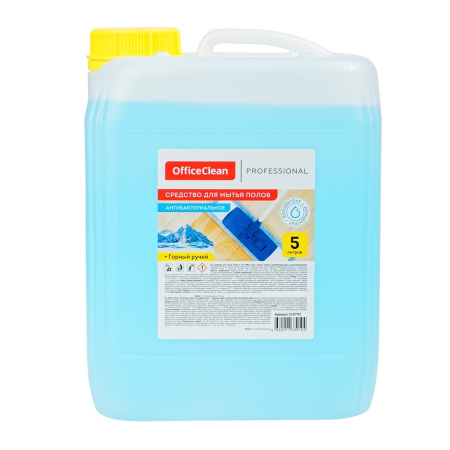 Средство для мытья пола OfficeClean "Антибактериальное. Горный ручей", 5л (310793)