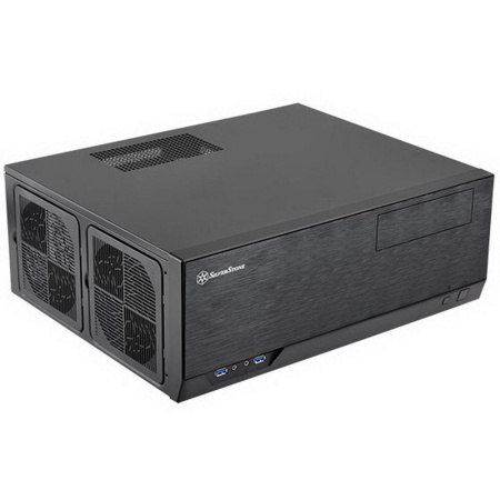 Корпус для ПК Silverstone Bad Pack SST-GD09B Grandia HTPC ATX Computer Case, Silent High Airflow Performance, black  (221280) bp
