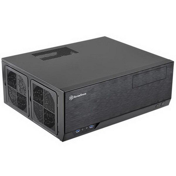 Корпус для ПК Silverstone Bad Pack SST-GD09B Grandia HTPC ATX Computer Case, Silent High Airflow Performance, black  (221280) bp