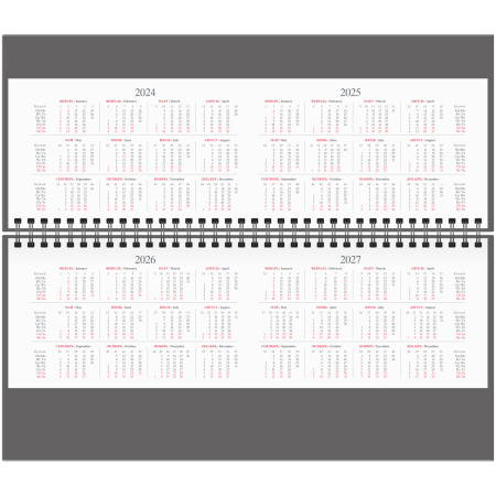 Планинг OfficeSpace 2024г. 64л. "Ariane", синий Pd64_51464