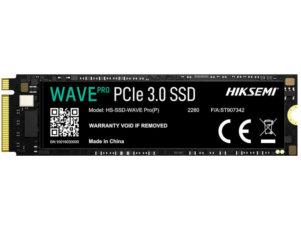 SSD-накопитель M.2 1Тб HIKSEMI (HIKVISION) Wave Pro(P) [HS-SSD-WAVE Pro(P) 1024G](3D NAND,NVMe,3520/2900 Мб/с)