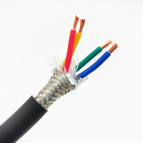 Кабель экранированный TRVVP  4х1.5мм2, метражом, гибкий для ЧПУ