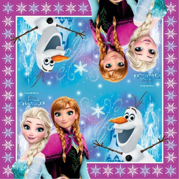 Салфетки "Холодное Сердце. Северное сияние", 33*33см, 20шт. (86757)