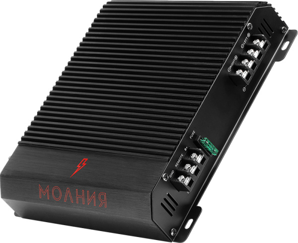 Усилитель авто-й УРАЛ МОЛНИЯ МЛ 2.60 2*60Вт/2-1 канал/4-2 Ом/High-pass/Low-pass