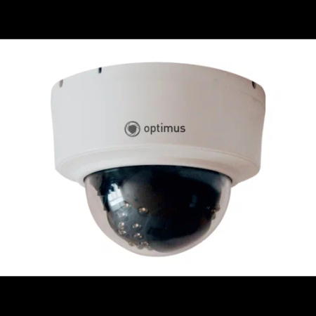 IP Видеокамера Optimus IP-S025.0(2.8)P_V.1 купол, 1/2.8", ИК 20м, 5,69MП(2704x2104), 2.8мм, PoE