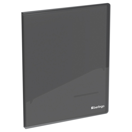 Папка с 20 вкл. BERLINGO "No Secret" 17мм. 700мкм, полупрозрачная, черный (DB4_20993)