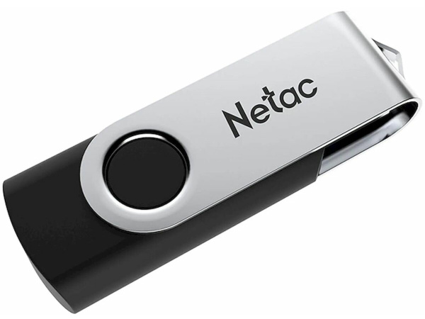 Флеш-накопитель USB3.0 64Gb Netac U505 (NT03U505N-064G-30BK) черно-серебристый