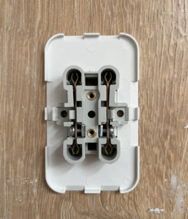 Розетка электрическая накладная, 2местная, 16A, белый, Makel 45117