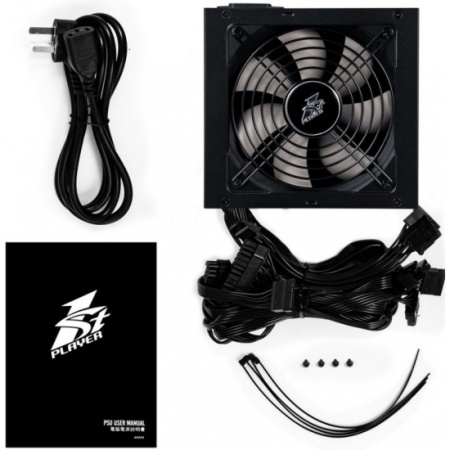 Блок питания 700Вт 1STPLAYER DK PREMIUM 700W (APFC,120мм,80+ Bronze)[PS-700AX]
