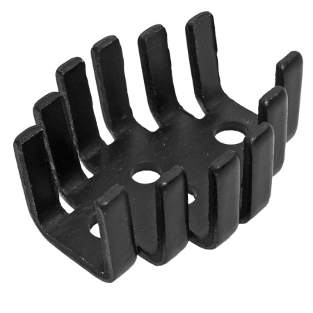 Радиатор  34*27*15мм, алюминий, 301