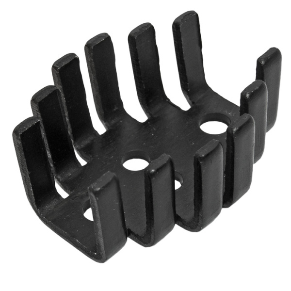 Радиатор  34*27*15мм, алюминий, 301