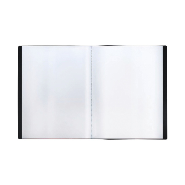 Папка с 100 вкл. СТАММ 30мм, 600мкм. черная (ММ-32212)