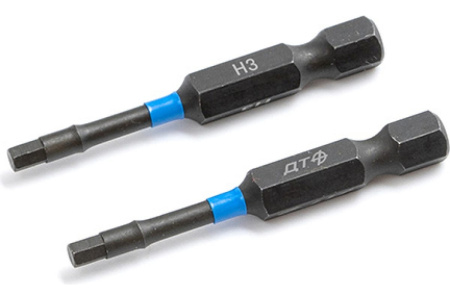 Бита Hexagon HEX3 (H3) l=50мм S2 (под патрон 1/4" Hex) 2 штуки, Дело Техники 796122