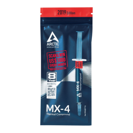 Термопаста Arctic MX-4 (4г, шприц)[ACTCP00002B]