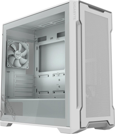 Корпус Gigabyte GB-C102GI белый без БП mATX 7x120mm 4x140mm 2xUSB3.0 audio bott PSU