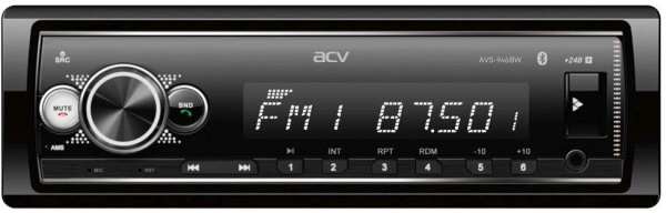 Автомагнитола ACV AVS-946BW 1DIN 4x45Вт