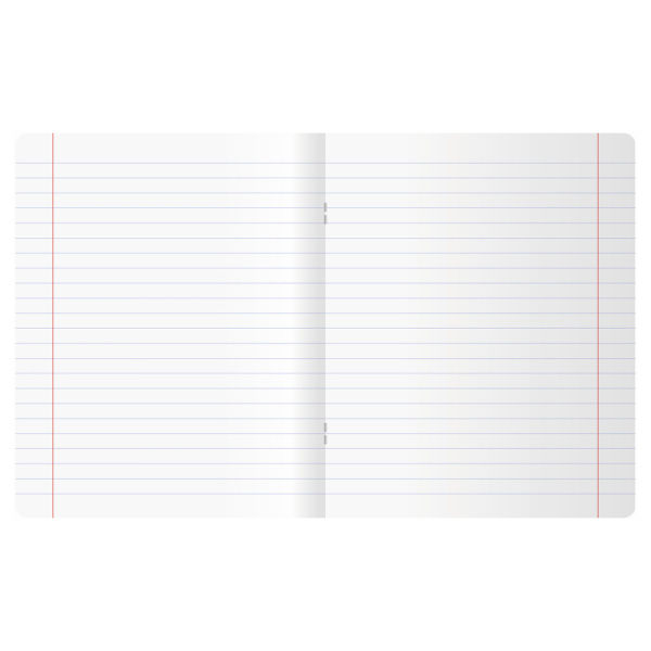 Тетрадь 24л. лин. "UniTone. Neon", пласт. прозрач. обложка, салатовый, BG (Т5ск24_пл 12457)