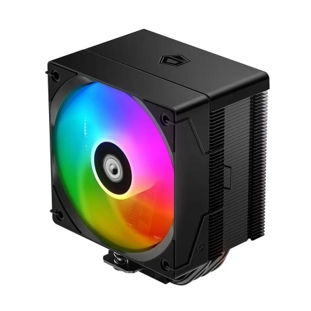Кулер S115х/1200/1700/1851/AMx ID-COOLING SE-904-XT ARGB BLACK (180W/100mm/500-2500rpm/ARGB/4 тепл.трубки/черный)