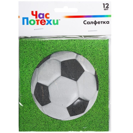 Салфетки "Футбол", 25см/12шт. (1502-5270)