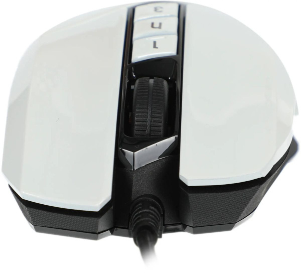 Игровая мышь USB A4Tech Bloody W60 Max оптическая, 10000dpi, White