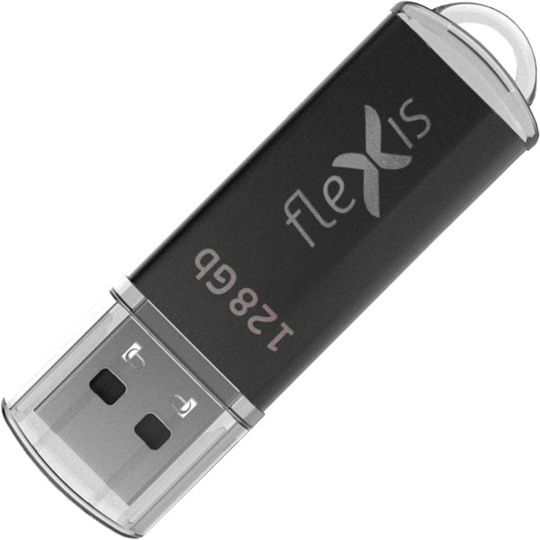 Флеш-накопитель USB3.0 128GB Flexis RB-108 (FUB30128RBK-108) черный
