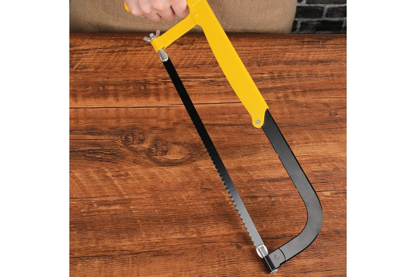 Ножовка по металлу раздвижная трехразмерная Deli DL6008 200/250/300мм, полотно из стали 65Mn, корпус из стали Q195, регулируемый угол резки