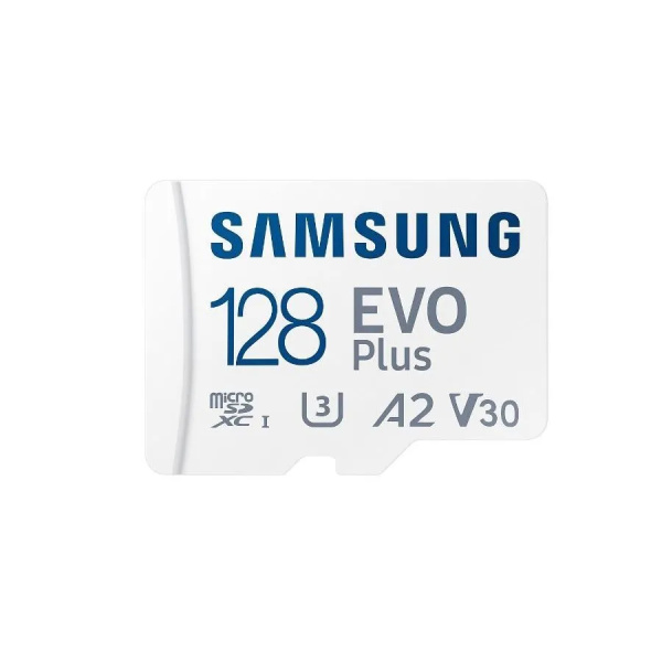 Карта памяти MicroSDXC 128Gb Samsung EVO PLUS Class10 UHS-I U3 V30 [MB-MC128SA/EU] (SD адаптер)