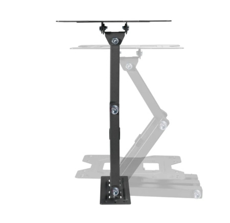 Кронштейн ITECHmount LCDN632 черный настенный,для тв,23-43",до 30кг,от стены 56-378 мм,с выносом, с функцией наклона -10°~ +3°,и поворота -90° ~ +90° 