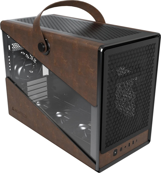 Корпус Montech Heritage PRO (B) черный без БП mATX 5x120mm 2x140mm 2xUSB3.0 audio bott PSU