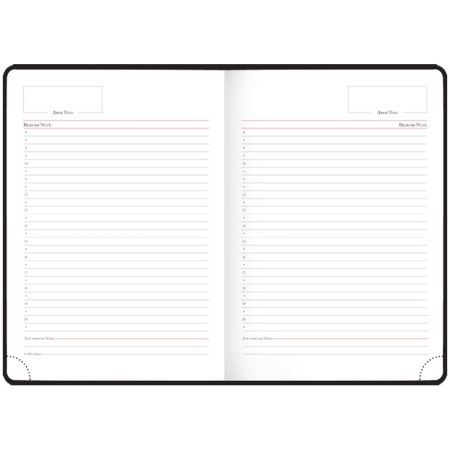 Ежедневник OfficeSpace А5 136л. недат. "Nebraska", черный En5_12821