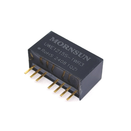 Преобразователь DC/DC на плату out +-15V  33mA, in 4.5..36V, Bipolar Isolated, SIP, UWE1215S-1WR3