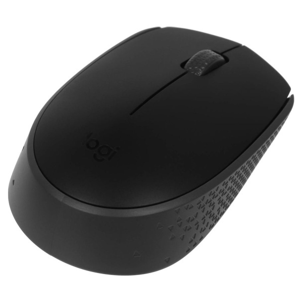 Мышь беспроводная Logitech M171 (910-004655) оптическая, 1000dpi, радиус действия до 10м, Black/Grey