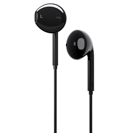 Гарнитура проводная BOROFONE BM30 вставные, кабель 1.2м, черный