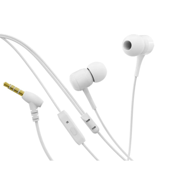 Гарнитура Perfeo DRUM внутриканальные, белый (PF_C3206)