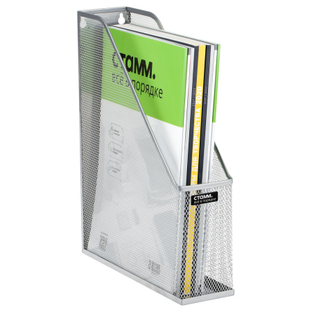 Лоток вертикальный СТАММ металл, серебристый ЛТВ-30821