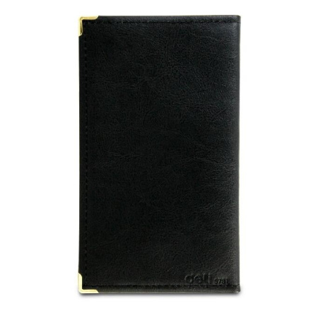 Визитница DELI на 72 виз., с мет. уголками, А6 (5781)