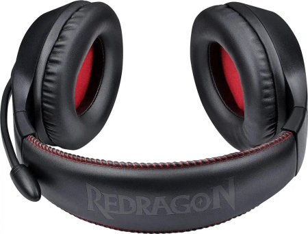 Игровая гарнитура RedragonPelias, полноразмерные, 32Ом, 117дБ, кабель 2м, 3.5мм Черный