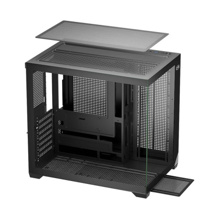 Корпус без блока питания/ Case PCCooler C3T700 BK, Midi-Tower, TG, no fans, 1xUSB-A 3.0 + 1xUSB-A 2.0 + 1xUSB-C, ATX, mATX, mITX Black