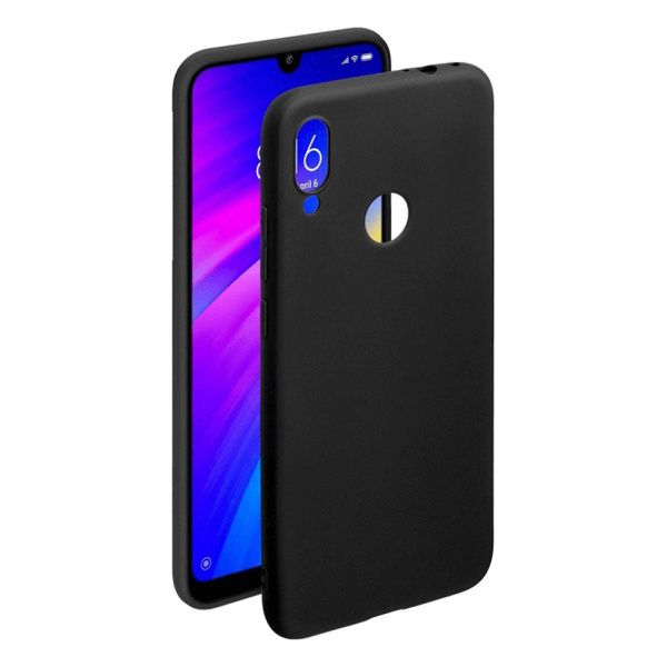 Накладка для Xiaomi Redmi 7 Deppa Gel Color Case черная (87143)