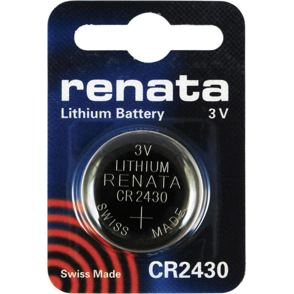 Батарейка CR2430 RENATA 1шт. /3В. литиевая