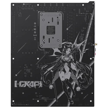 Материнская плата Maxsun MS-iCraft B850 AIGA B850, AM5, 4*DDR5, 2*PCIEx16, 1*PCIEx1, 4*M.2, 2*TypeC, 1*USB3.2Gen1, 4*USB3.2Gen2, 6*USB2.0, 2*SATA3.0, 5G, DP, HDMI, ATX, RTL