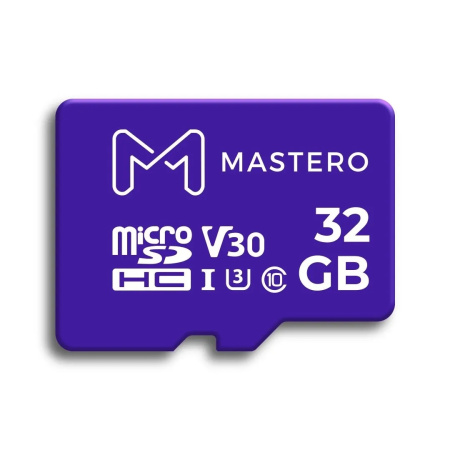Карта памяти MicroSDHC 32Gb Mastero Class10, UHS-I U3 [MB-32-MSD](SD адаптер)