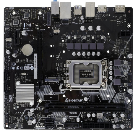 Материнская плата Biostar H610MT-E D5 Soc-1700 Intel H610 2xDDR5 mATX AC`97 8ch(7.1) GbLAN+HDMI+DP