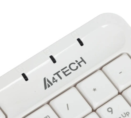 Клавиатура USB A4Tech Fstyler FK10 белый/серый (FK10 White)