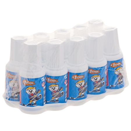 Клей ПВА №1 School 20г. кисточка (1343978)