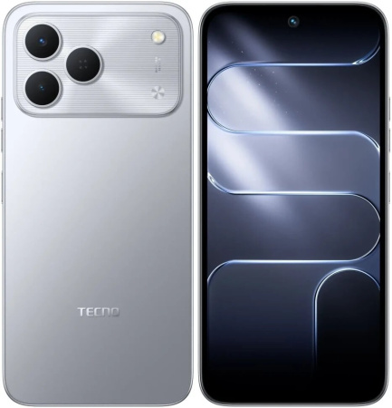 Смартфон Tecno SPARK 50 6Гб 128Гб Титановый 6.78", IPS, 1576*720, 2*2+6*1.7ГГц, 50Мп, 8Мп, 4G, NFC, 7000мАч, And 16