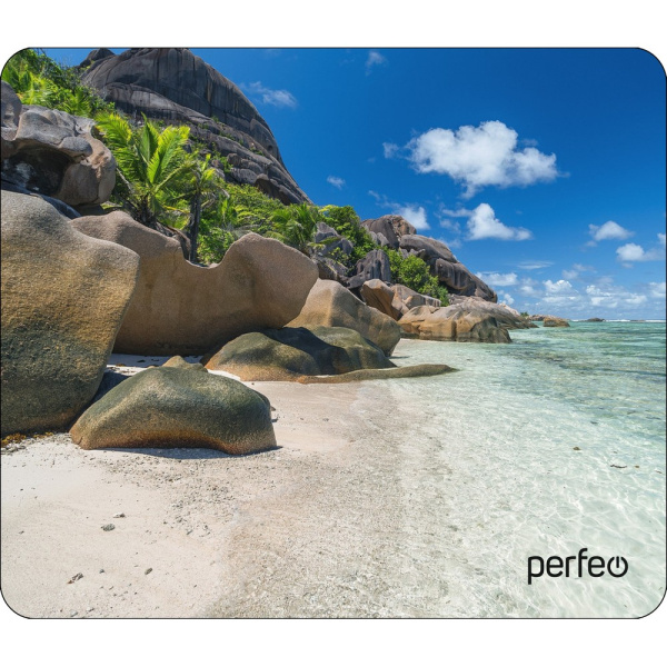 Коврик для мыши Perfeo "Пляж", Рис.6 (180*220*2 мм), ткань+резиновое основание