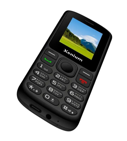 Сотовый Xenium X160 Black 2sim/1.77"/128*160/800мАч/моноблок
