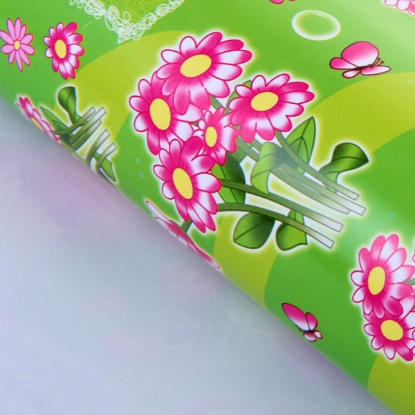 Бумага упаковочная подарочная "Цветочная поляна" 70*100см